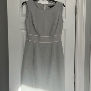 Gray/white stripped Preston York dress